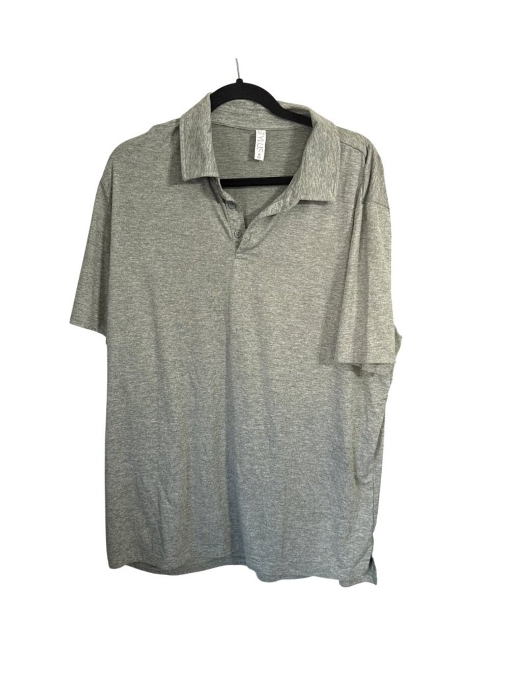 Stylus Mens green Polo Shirt XL 92% Polyester 8% Spandex Short Sleeve Lightweigh